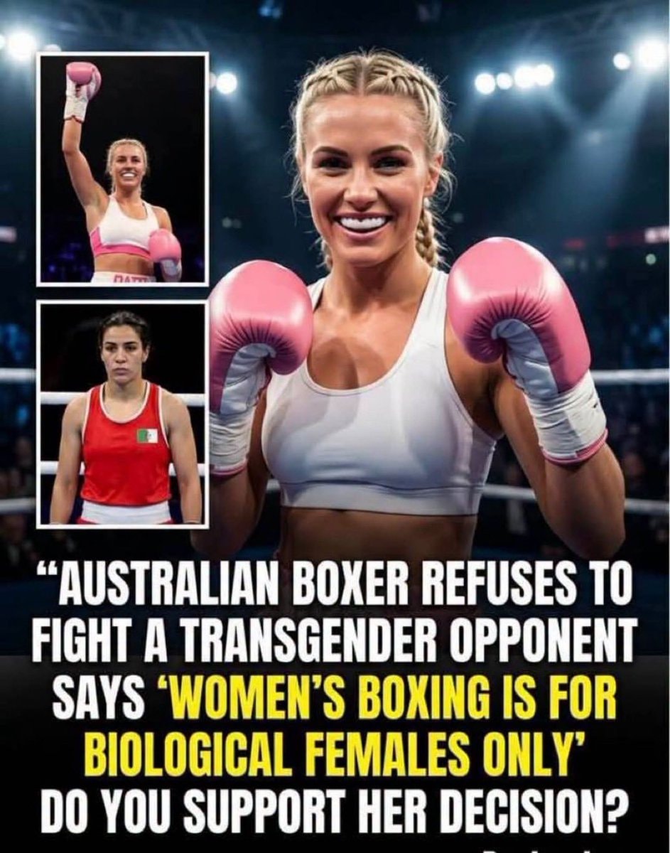 Australian boxer refuses transgender opponent
