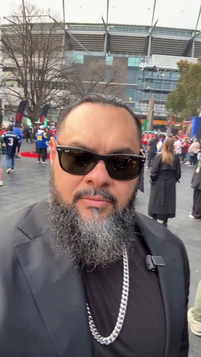 Bronson Reed at 49ers vs Rams in Melbourne