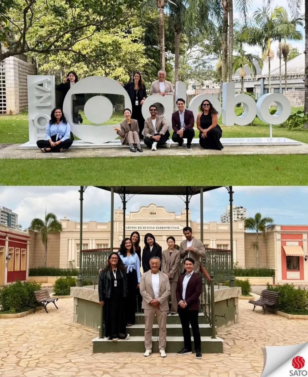 HYBE executives visit Globo studios in Rio (photo 2 of 2)