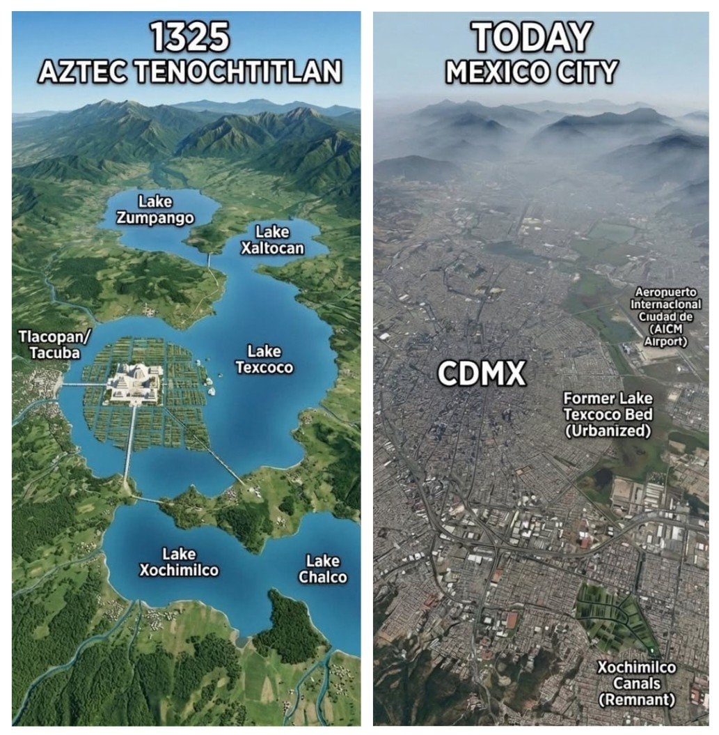 Mexico City's lost lakes