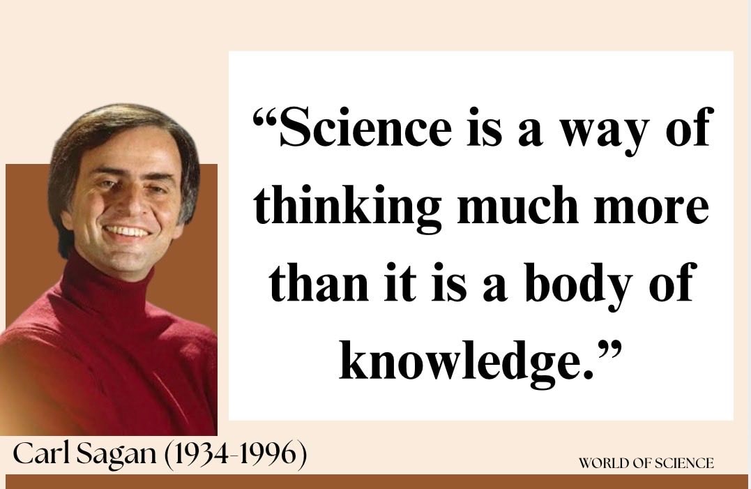 Carl Sagan science quote