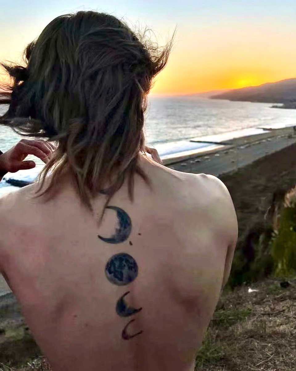 Jimin moon phase tattoo