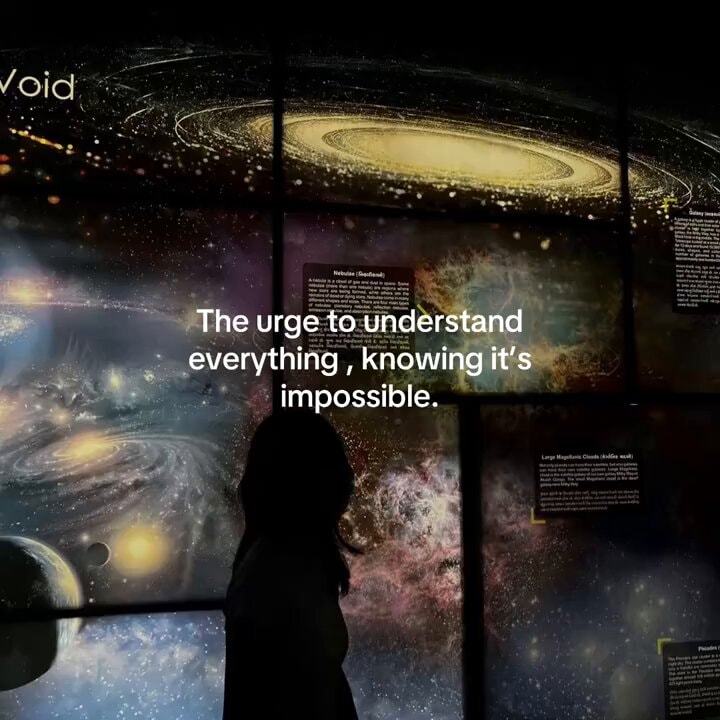 Void cosmic exhibit