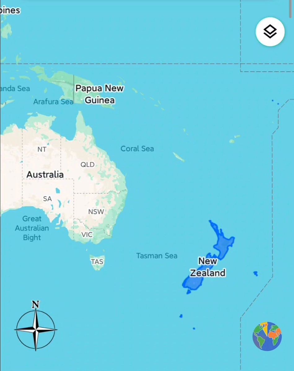 New Zealand size comparison