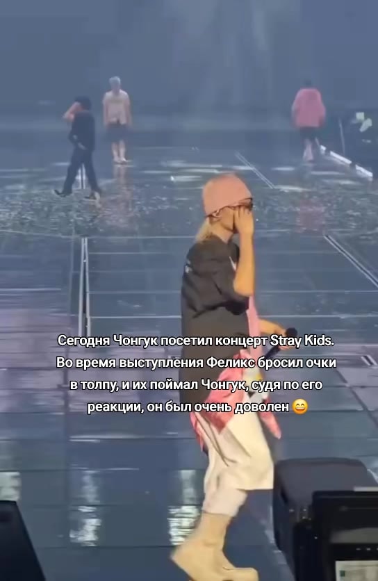 Jungkook Stray Kids concert reaction