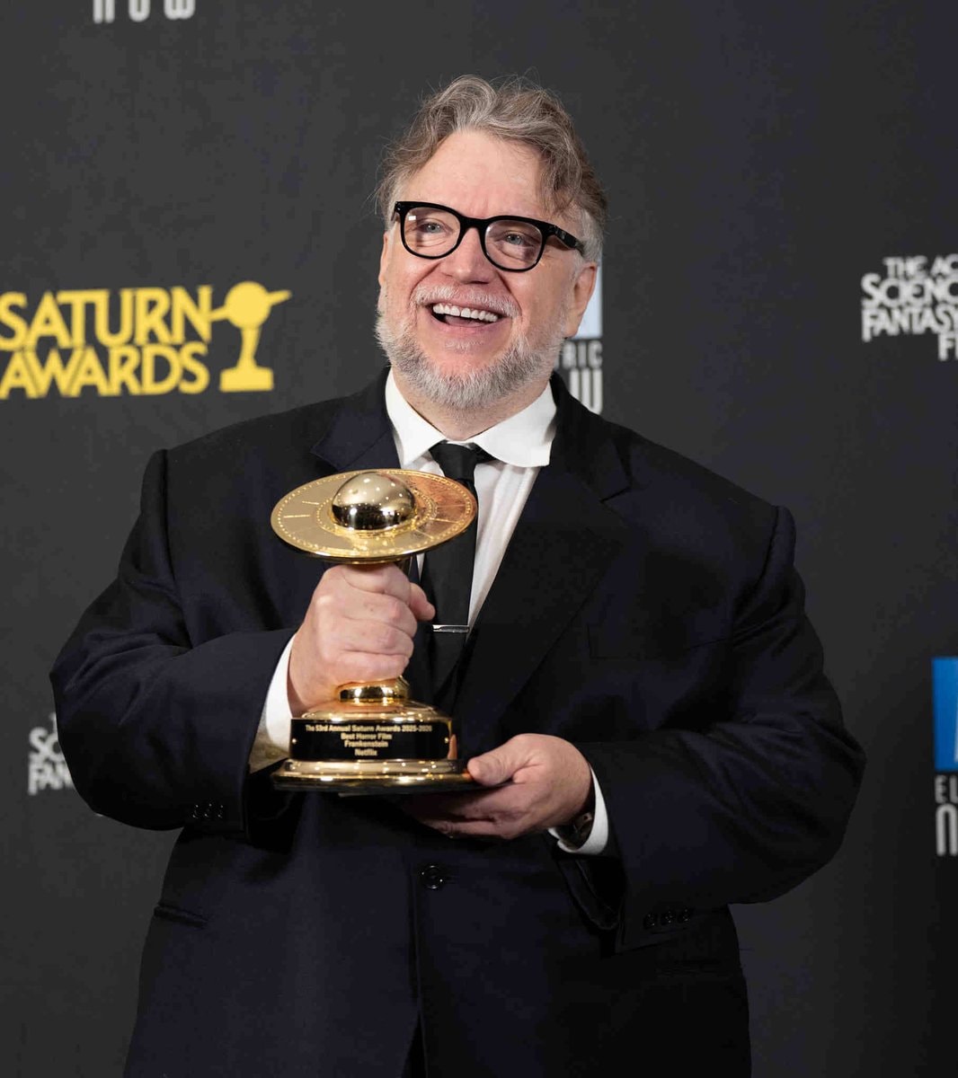 Guillermo del Toro Saturn Awards 2025 Frankenstein (photo 1 of 2) Guillermo del Toro Saturn Awards 2025 Frankenstein (photo 1 of 2)