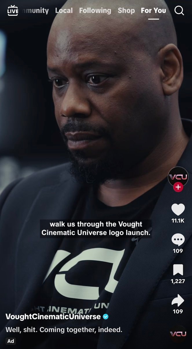 Vought Cinematic Universe TikTok launch Vought Cinematic Universe TikTok launch