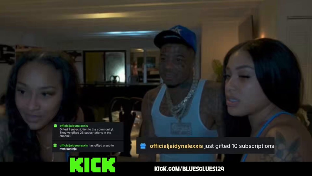 Blueface reacts to Jaidyn Alexis