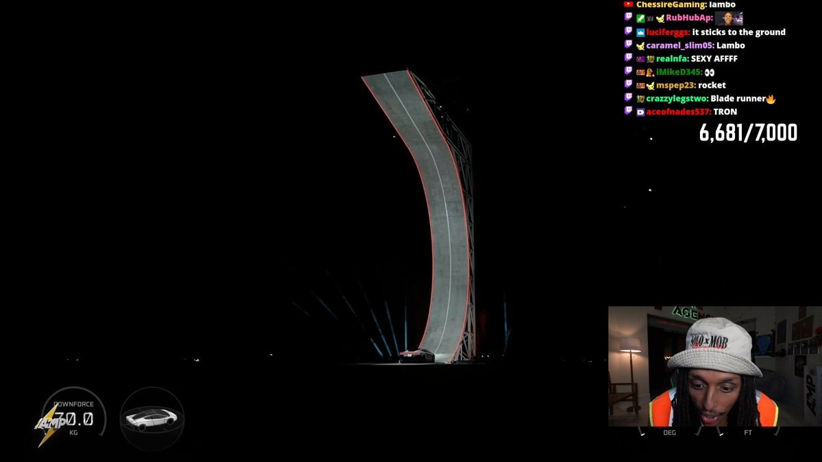 Tesla Roadster flying moment