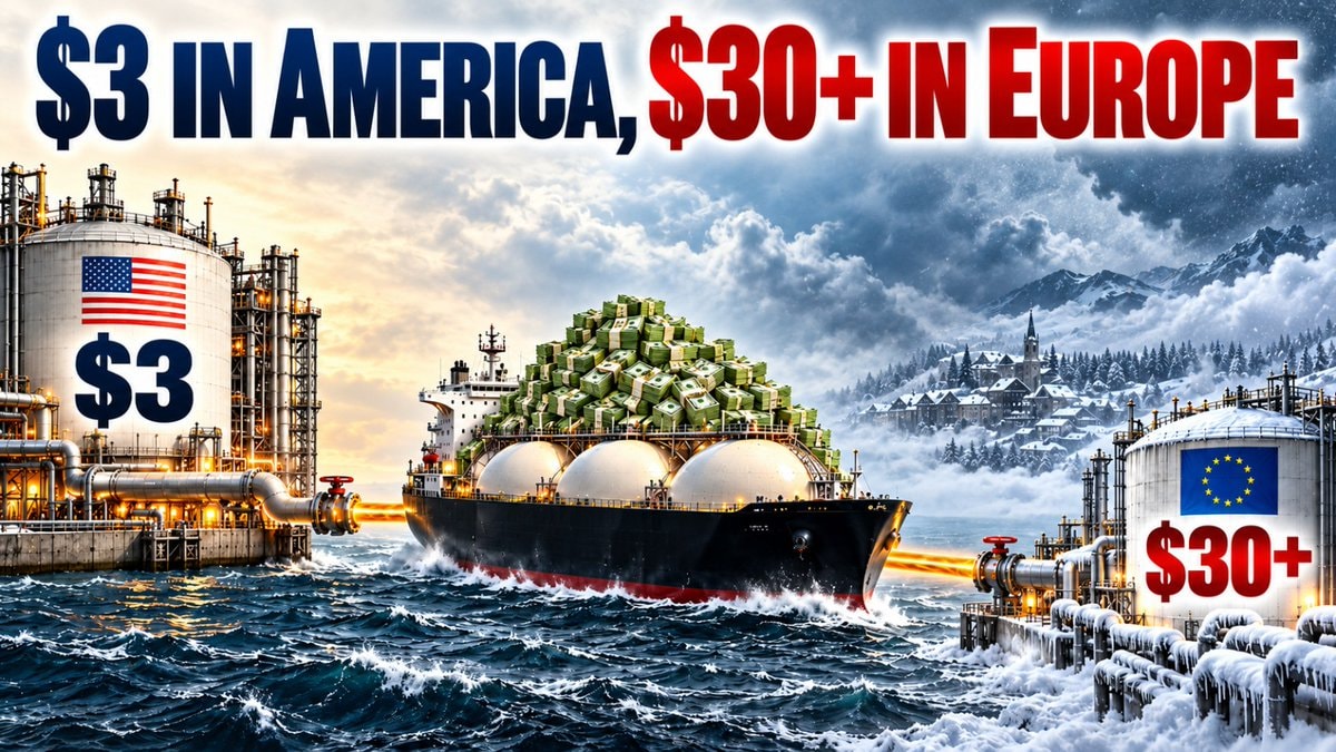 Natural gas price gap: US vs Europe