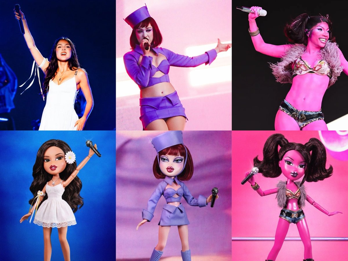 Bratz dolls Olivia Rodrigo Chappell Roan Doechii