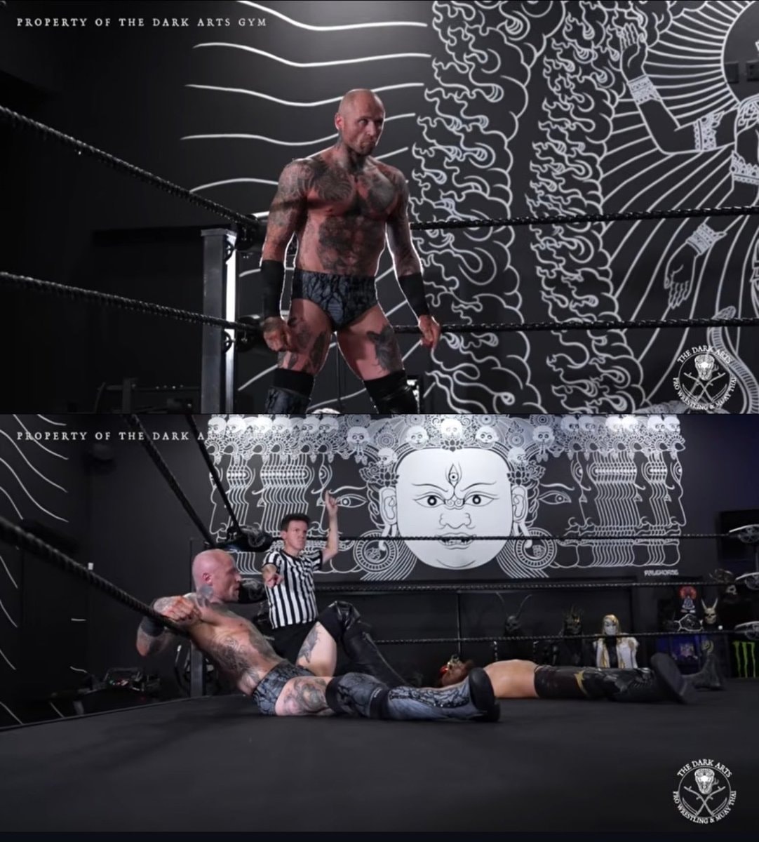 Malakai Black vs J Villa at The Dark Arts Gym