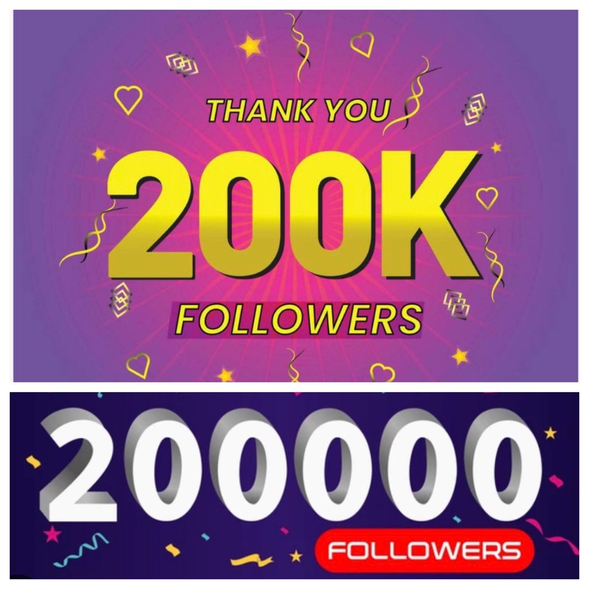 follower milestone thank you