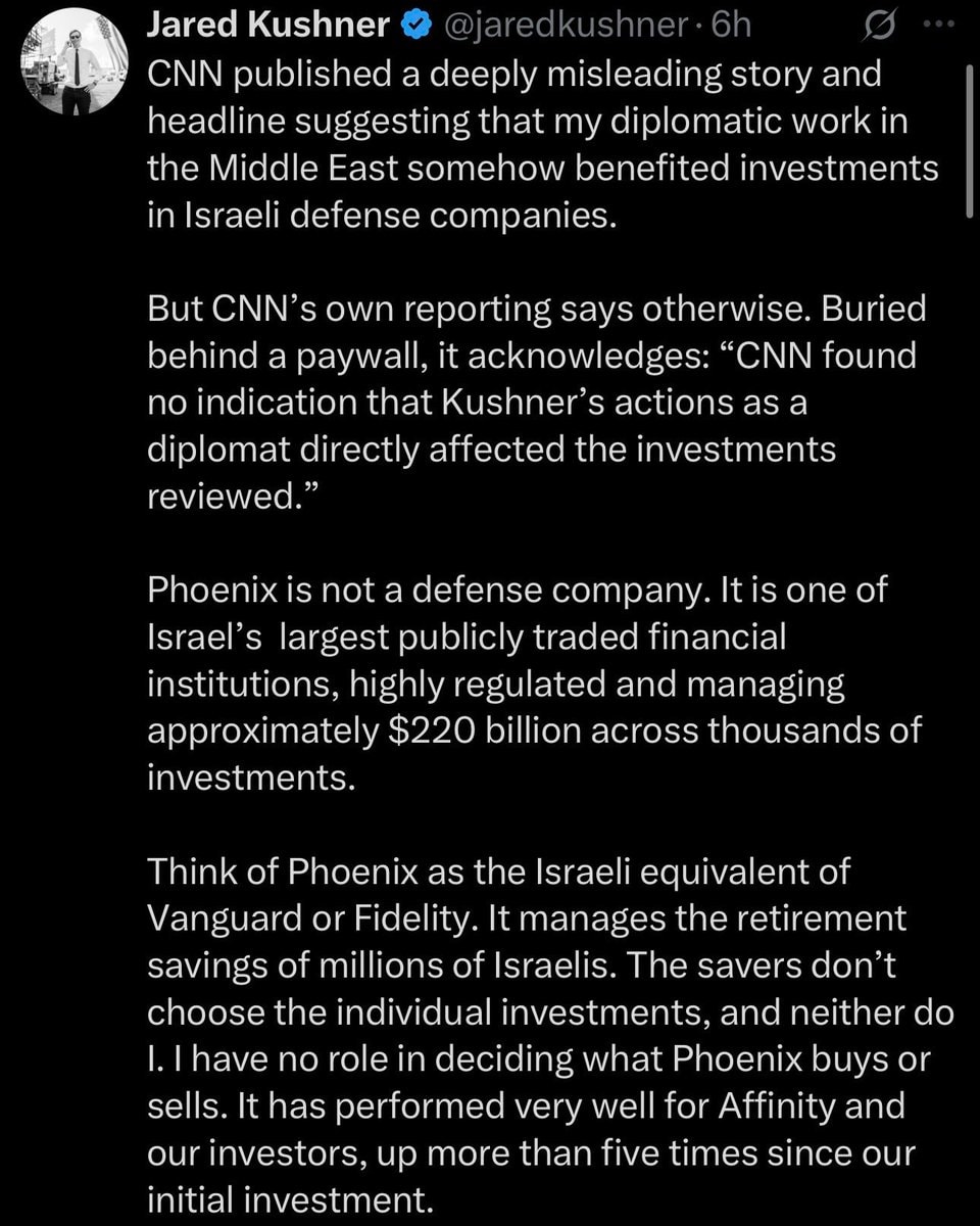Jared Kushner responds to CNN report (photo 2 of 3)