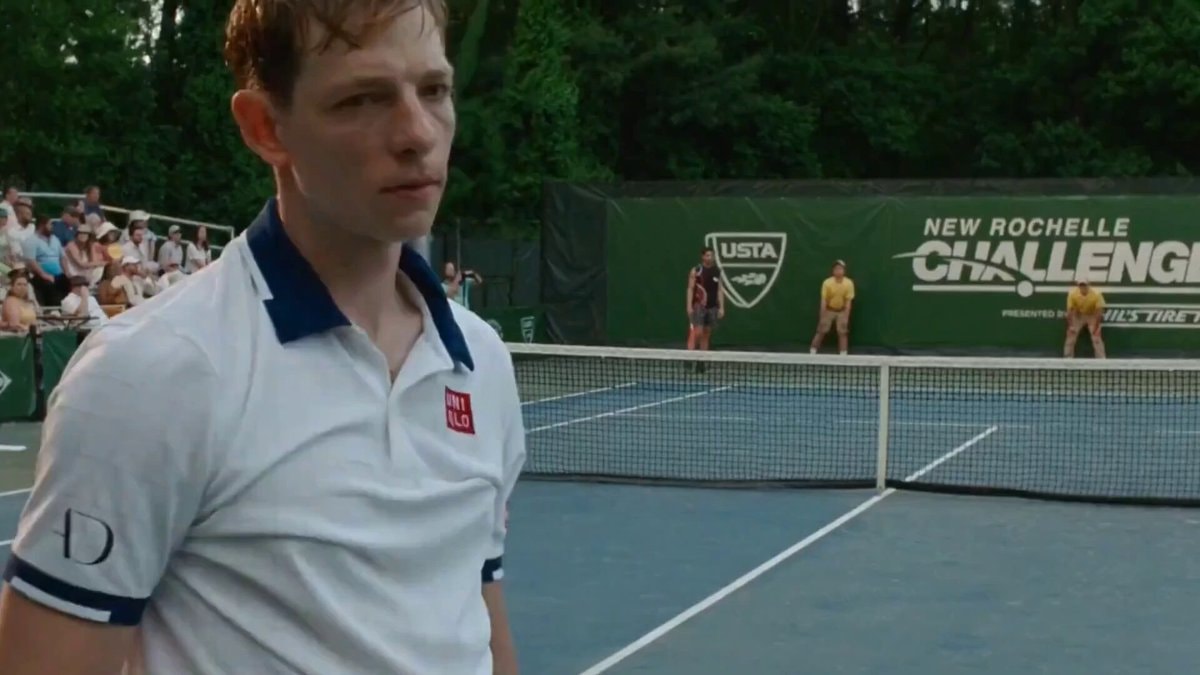 Challengers tennis match moment