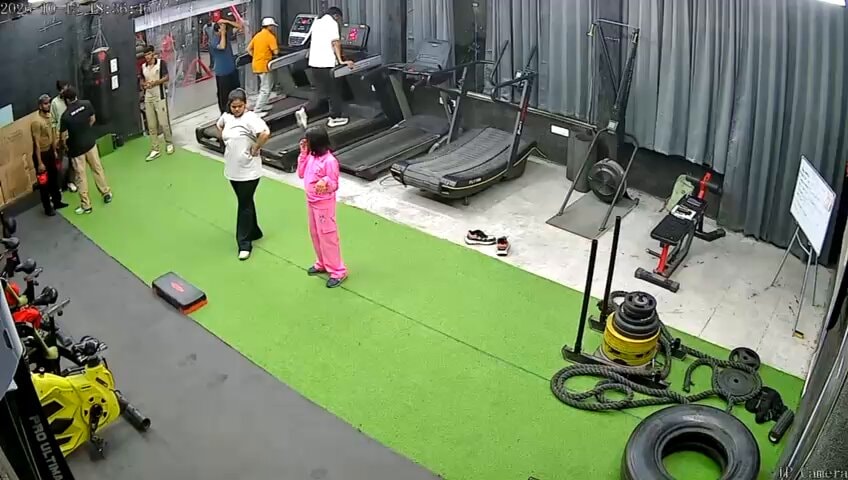 School director collapse Churu gym