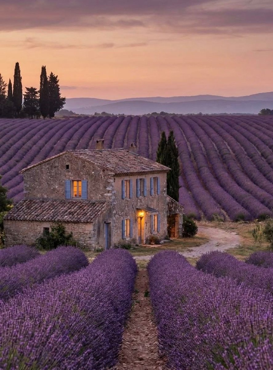 Provence lavender fields Provence lavender fields