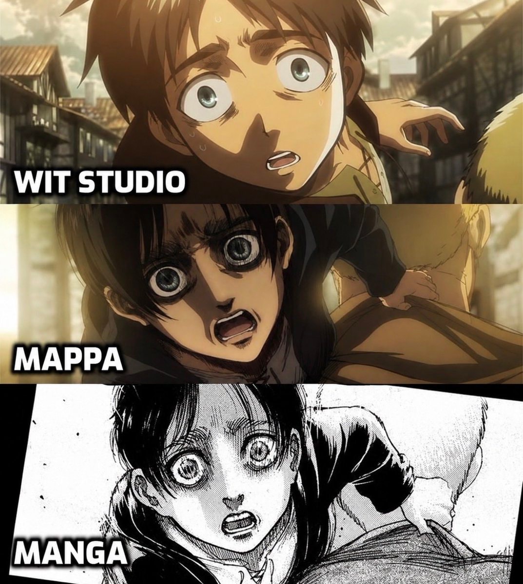 Attack on Titan animation styles