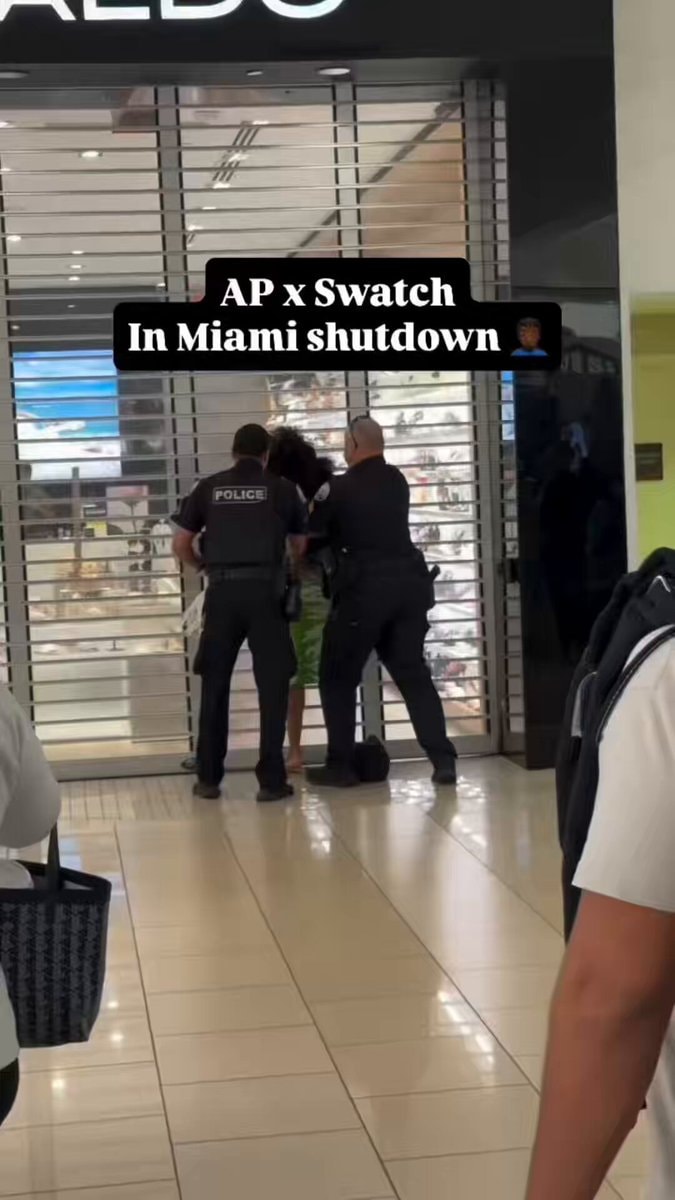 AP Swatch Collab Mall Arrests