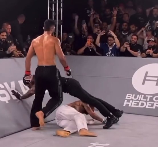 combat sports match reaction