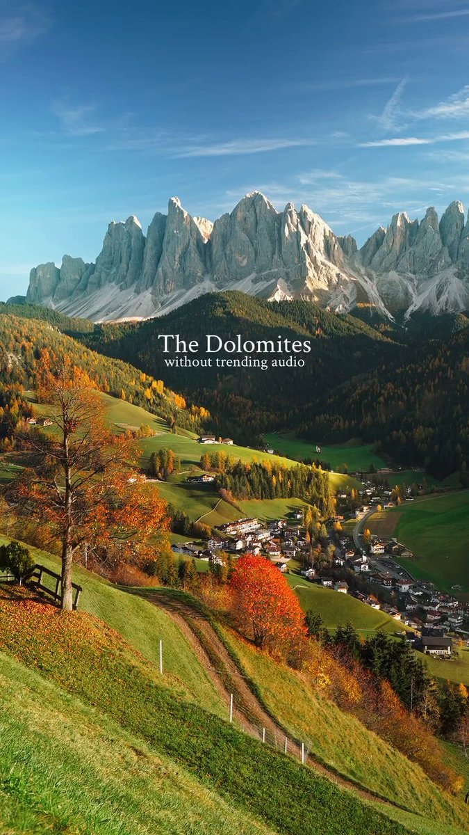 Dolomites Italy morning