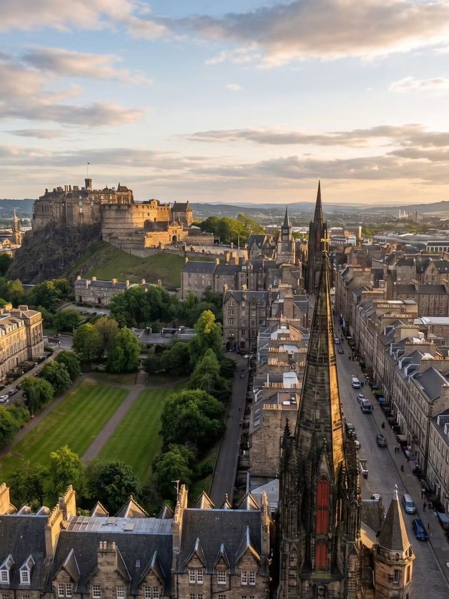 Edinburgh Scotland cityscape