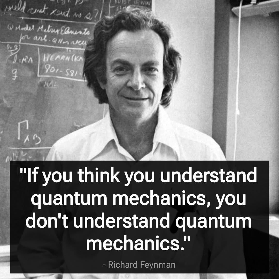 Richard Feynman blackboard
