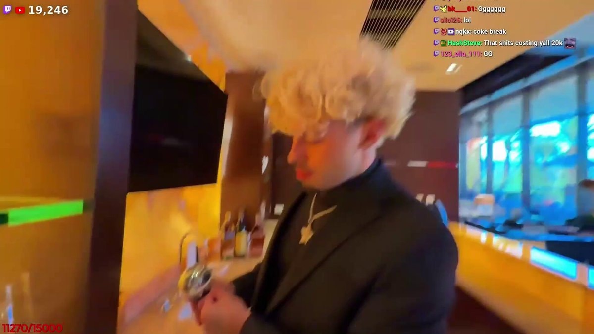 Braeden $1,800 tequila Las Vegas suite