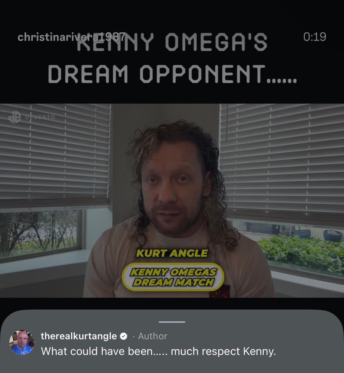 Kurt Angle Kenny Omega Dream Match