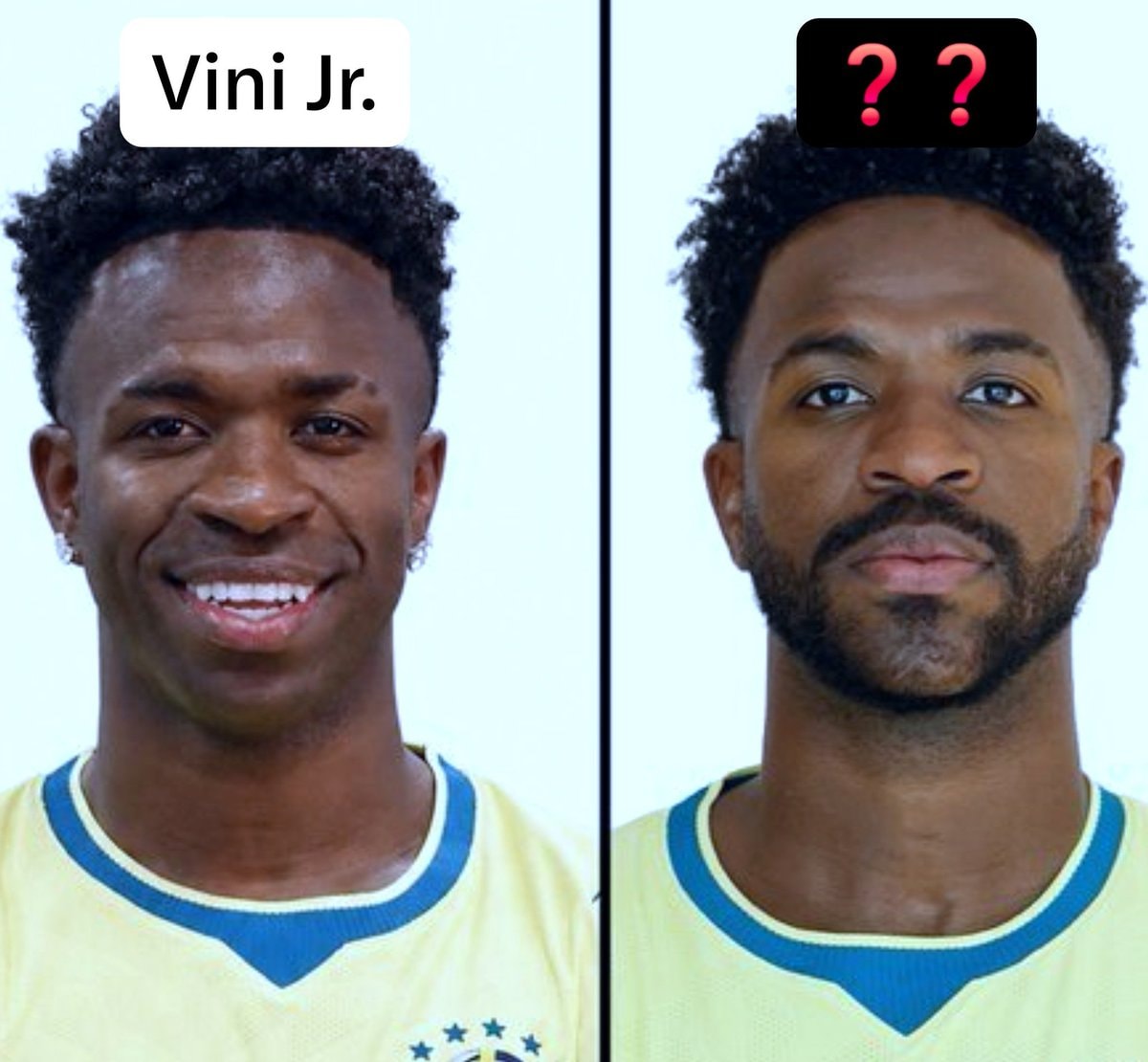 Six differences between the two yellow jerseys