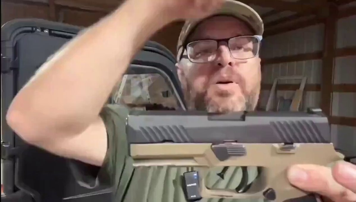 Sig Sauer P320 flaw demonstration