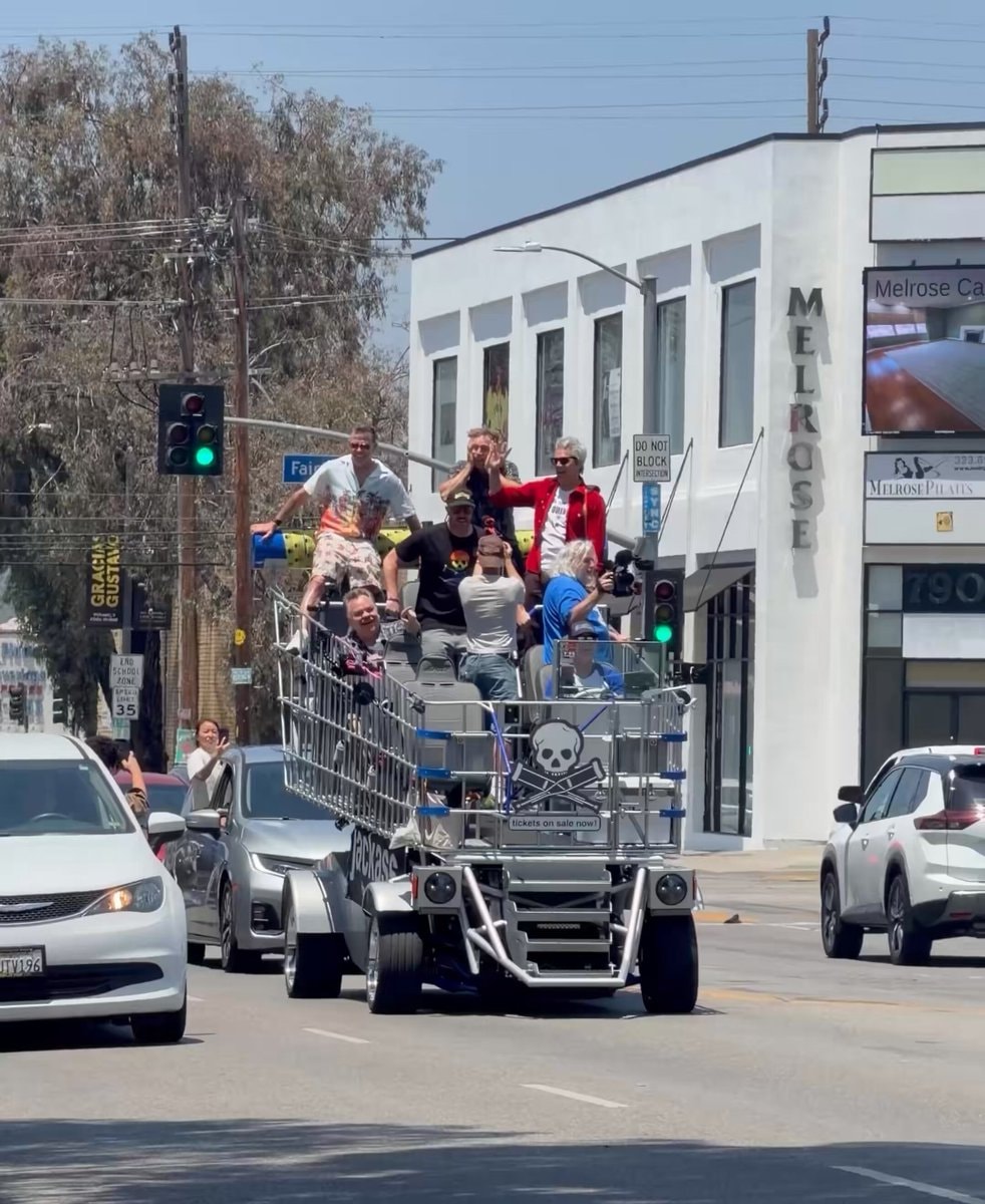 Jackass Best and Last Hollywood cart