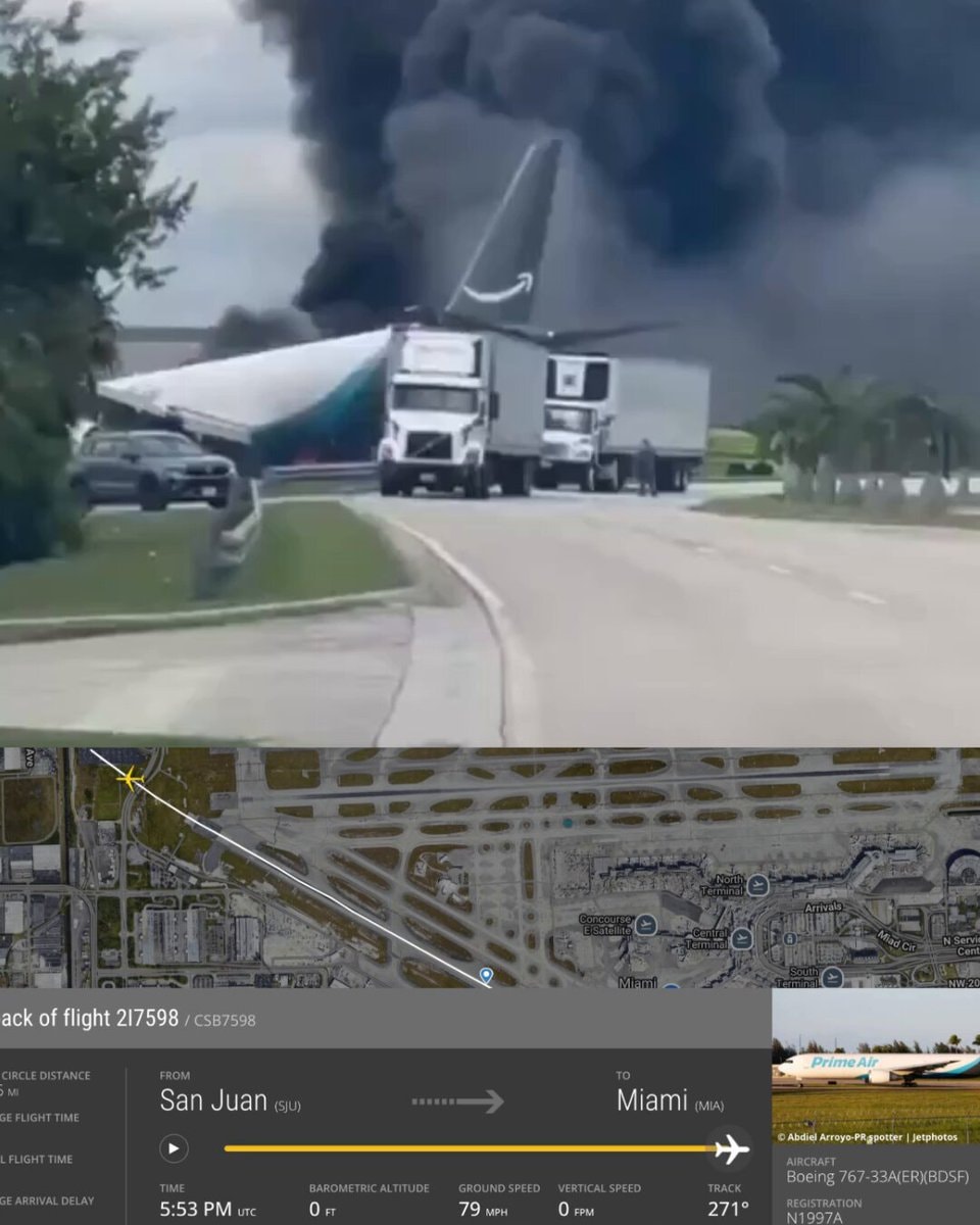 Amazon Prime Boeing 767 crash Miami Amazon Prime Boeing 767 crash Miami