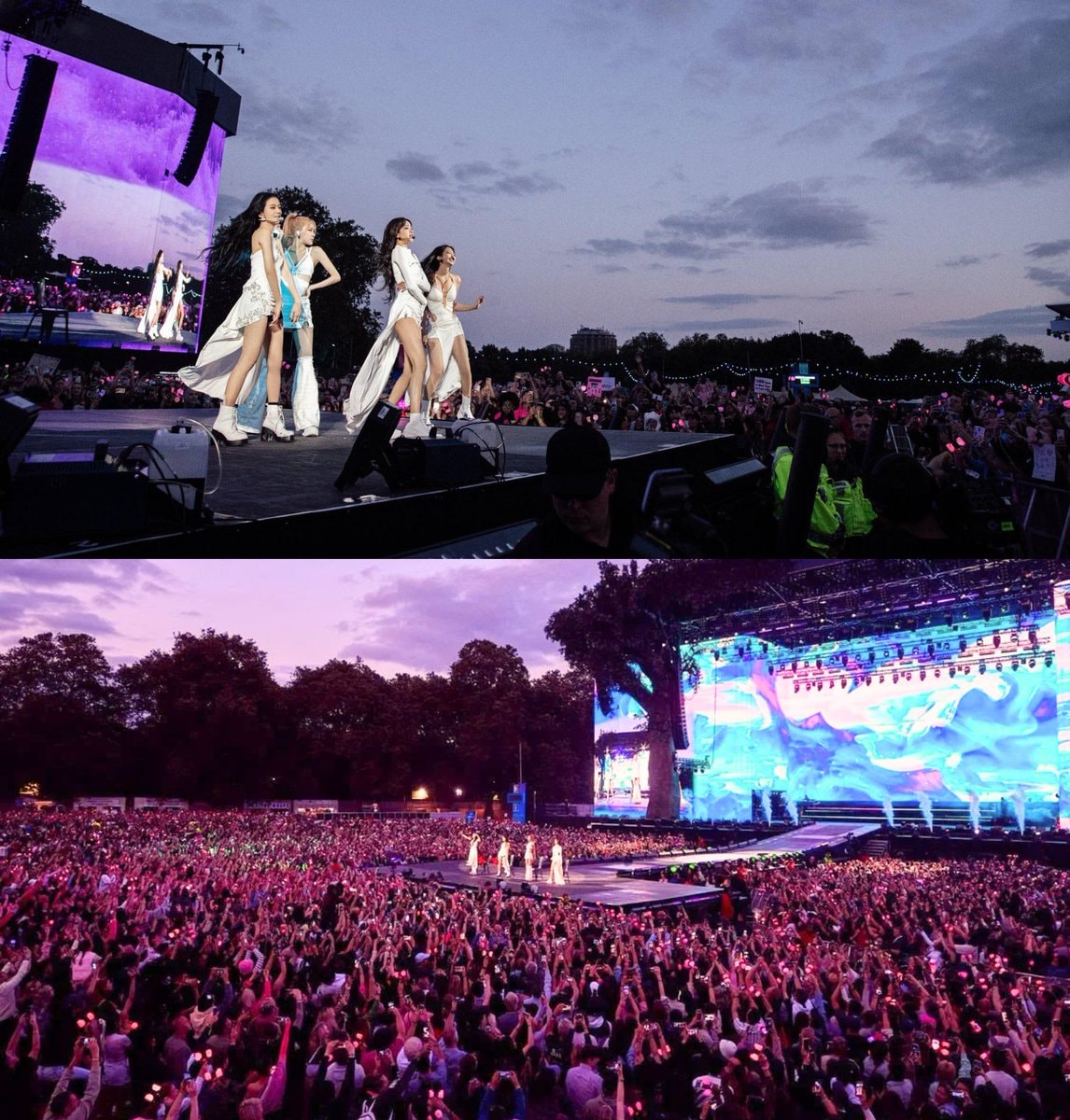 BLACKPINK BST Hyde Park 3 years ago (photo 2 of 2)