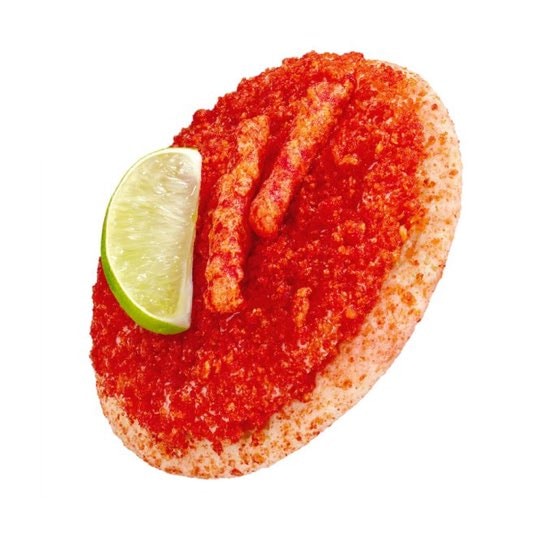 Crumbl Flamin Hot Cheetos cookie
