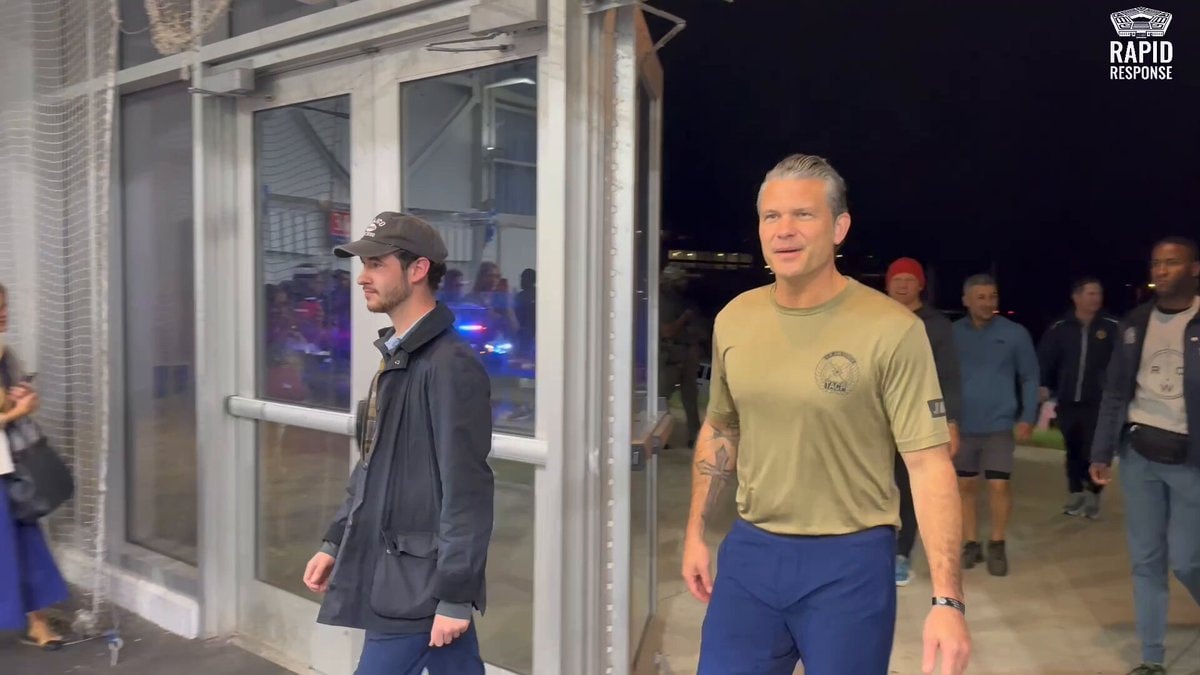 Pete Hegseth pre-dawn PT at Air Force Academy