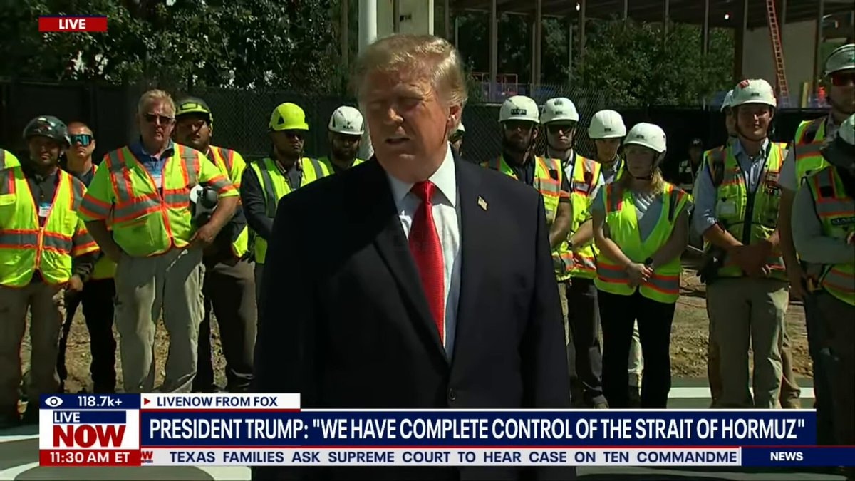 Trump on oil prices Strait of Hormuz