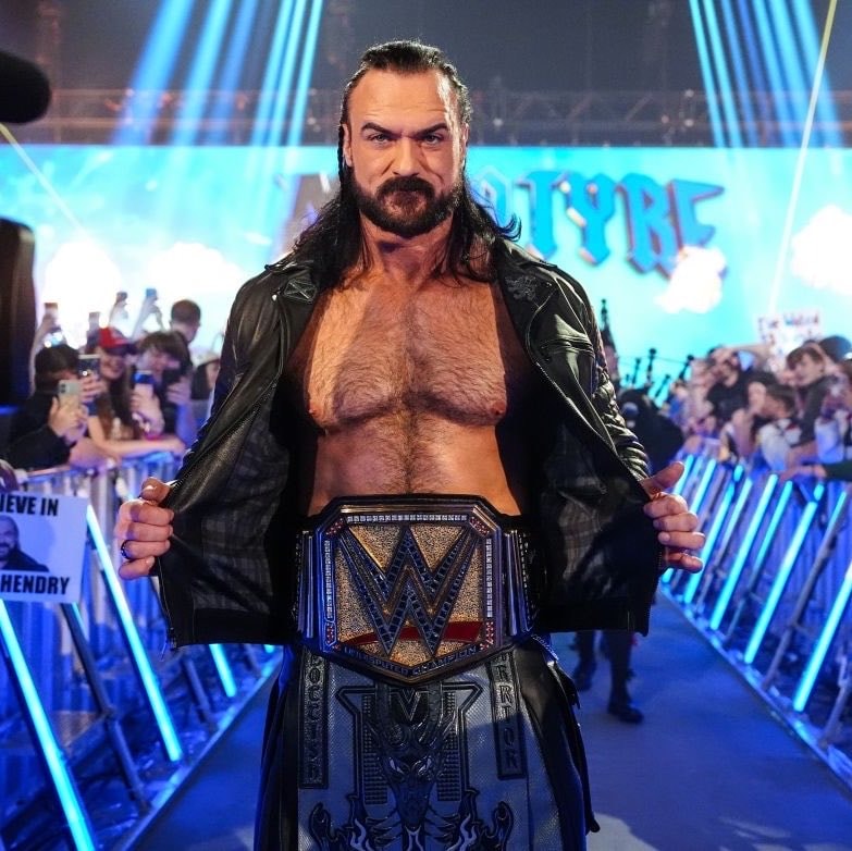 Drew McIntyre WWE Championship Belt