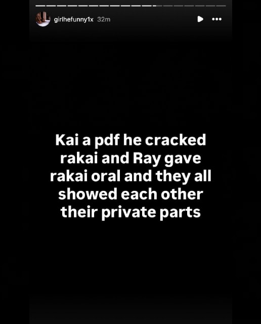 Reggie Kai Cenat Rakai allegations