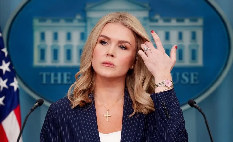 Karoline Leavitt White House press briefing