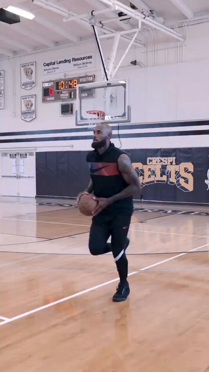 Open runs featuring LeBron James