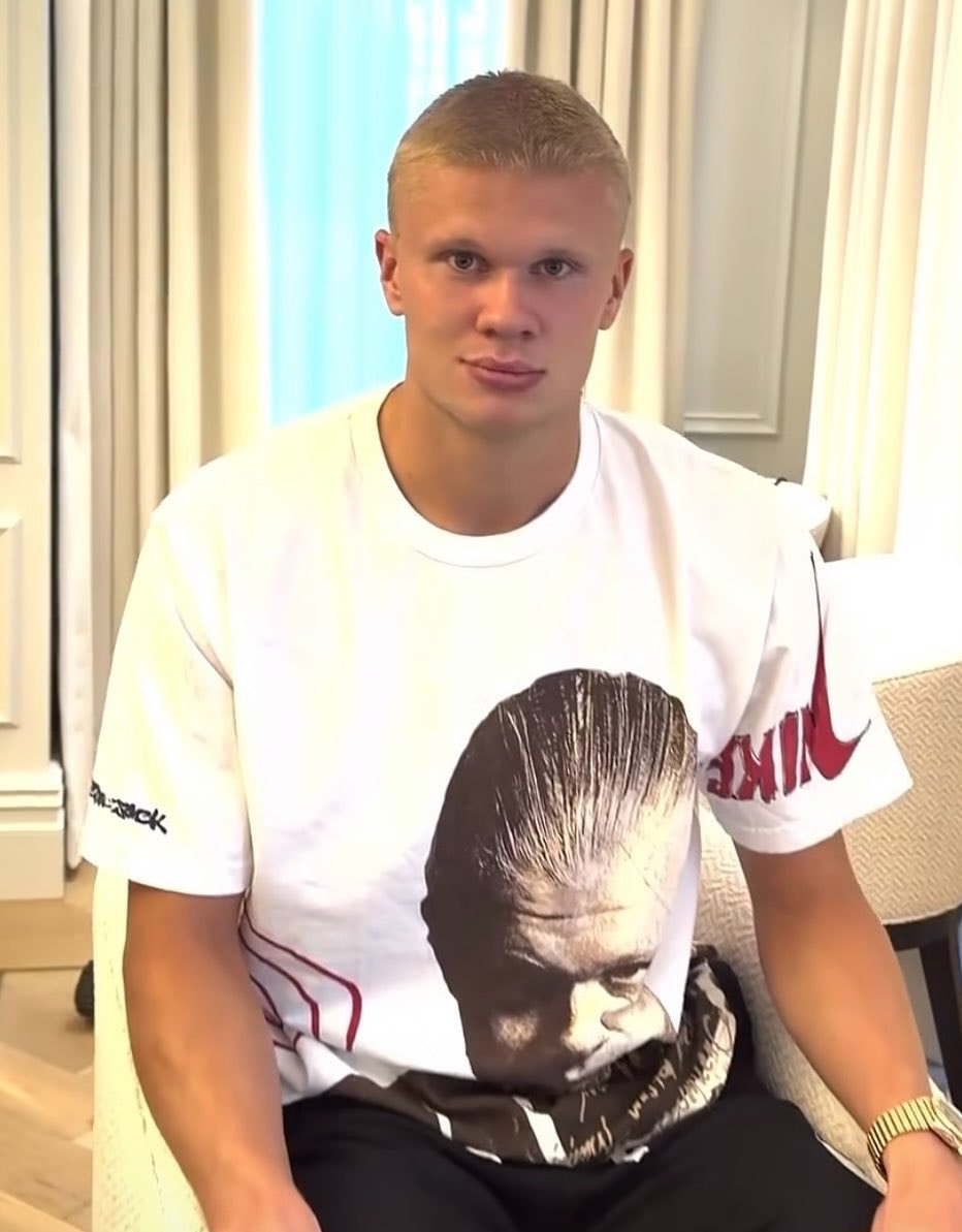 Connor Storrie Erling Haaland new haircut (photo 2 of 2)