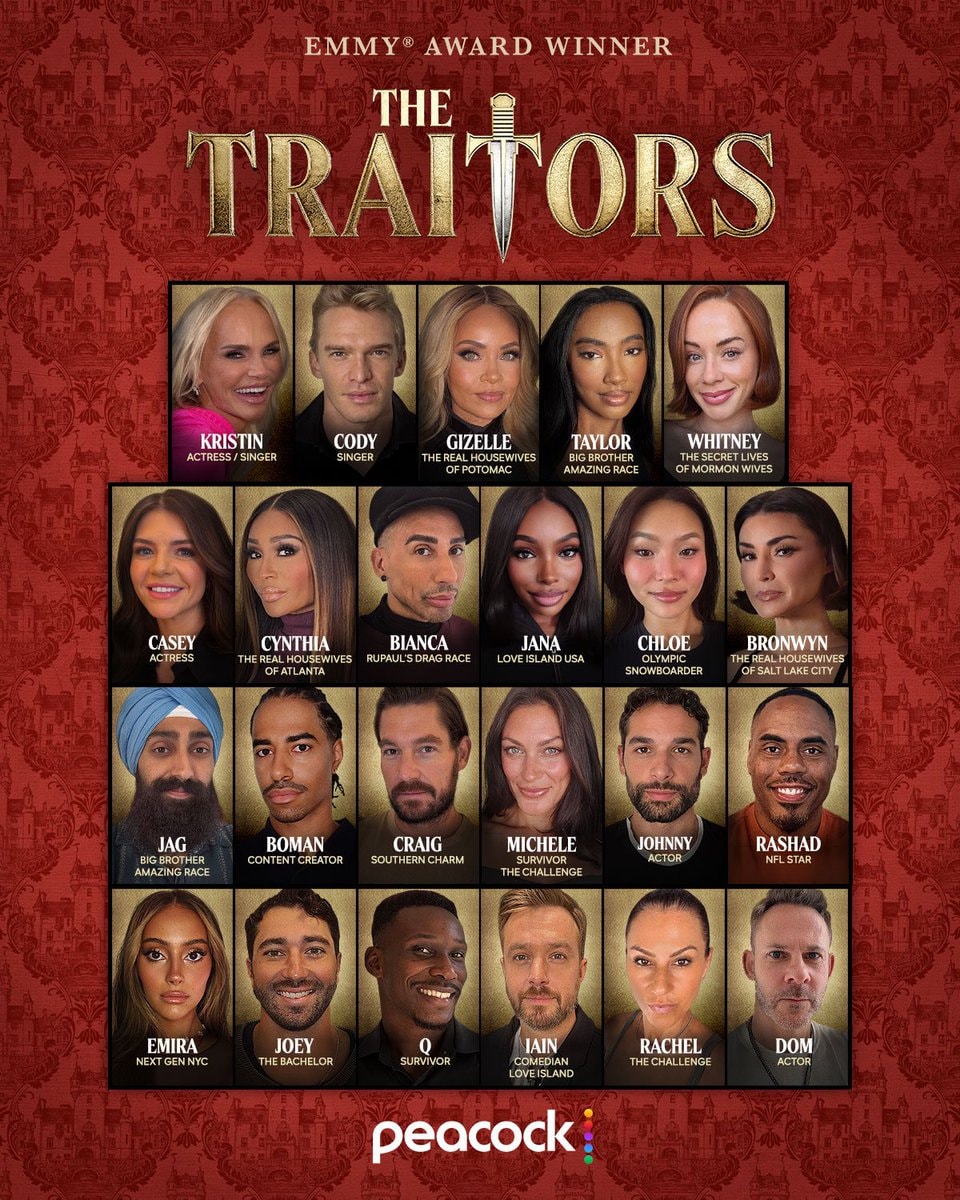 The Traitors new season cast