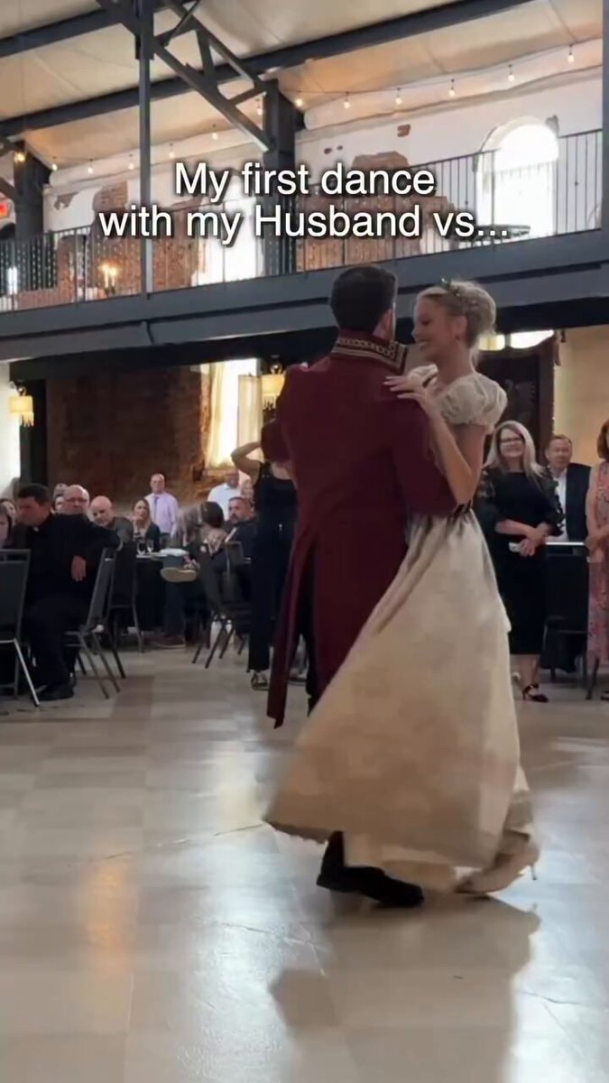 Wedding first dance vs love of her life