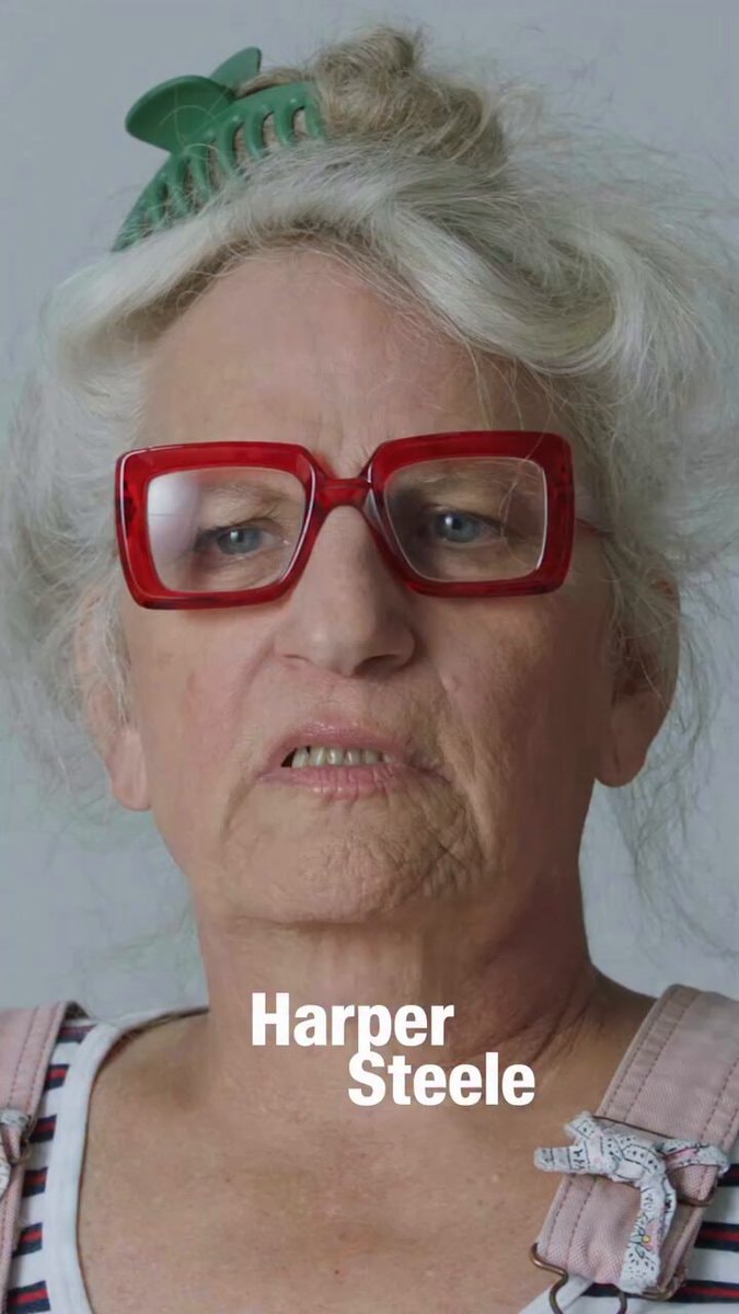 Harper Steele on the American flag