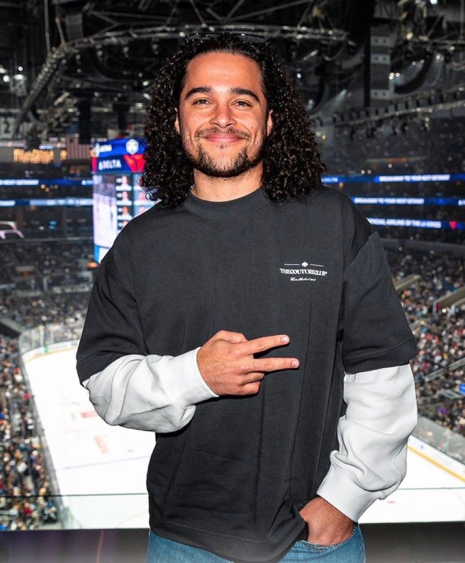 Jalen Thomas Brooks at LA Kings game