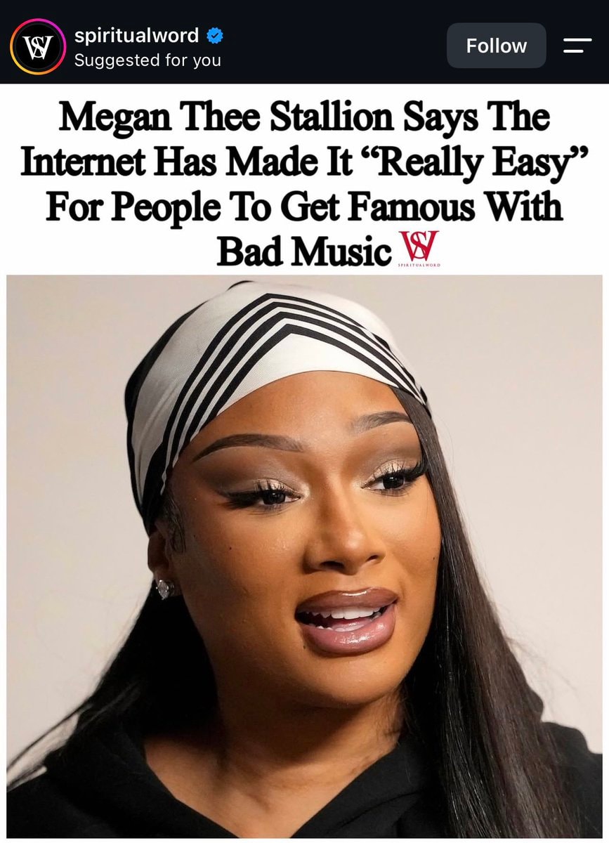 Megan Thee Stallion on bad music