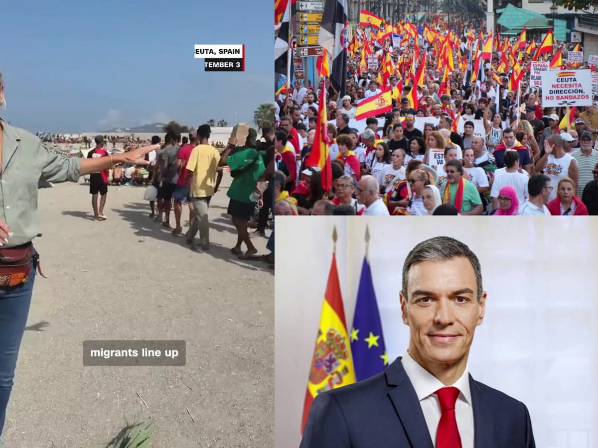 Ceuta Spain migration crisis protest