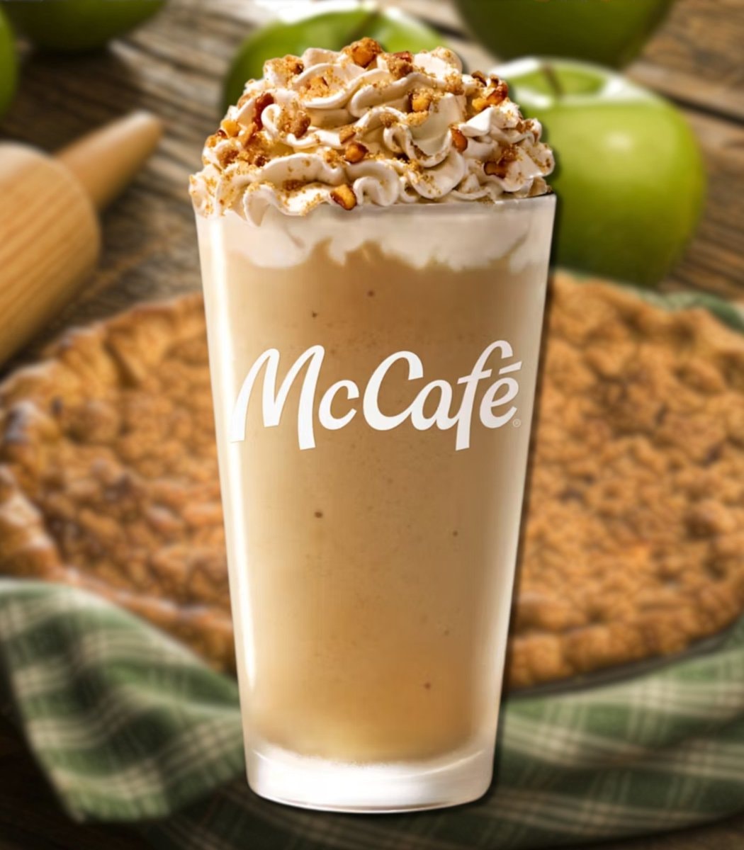 McDonald's apple pie McCafe drink