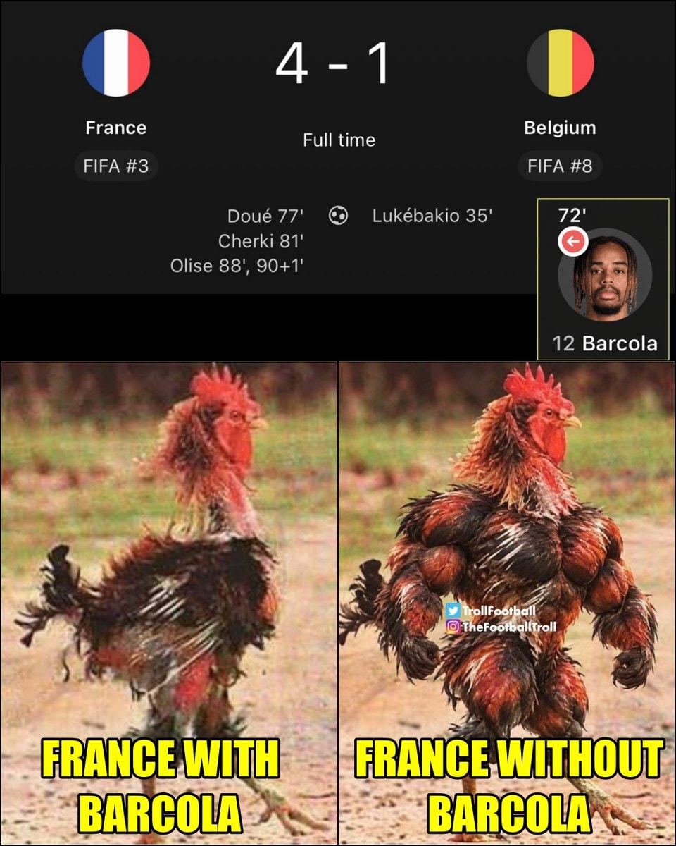 Zidane not picking Barcola
